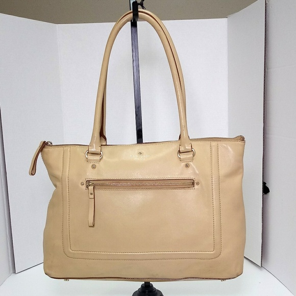 kate spade Handbags - Kate Spade Tan Leather Tote